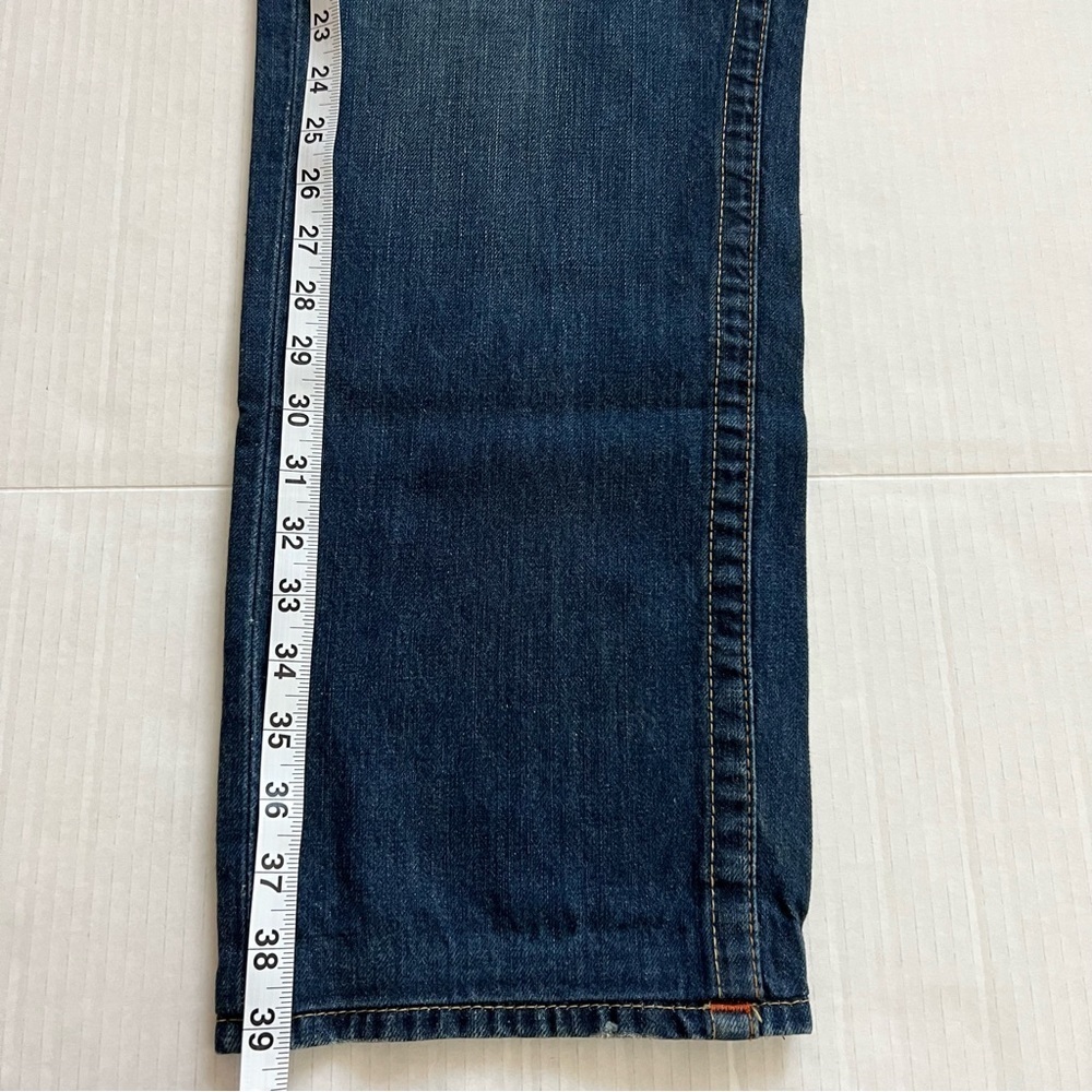 Vintage True Religion Rainbow Rope Stitch Button Fly Made in USA Jeans SZ 34 - Picture 13 of 17
